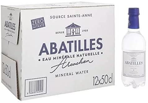Abatilles ásványvíz üveg palackban 750ml mentes