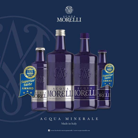Acqua Morelli forrásvíz 250ml mentes egyedi üveg palackban