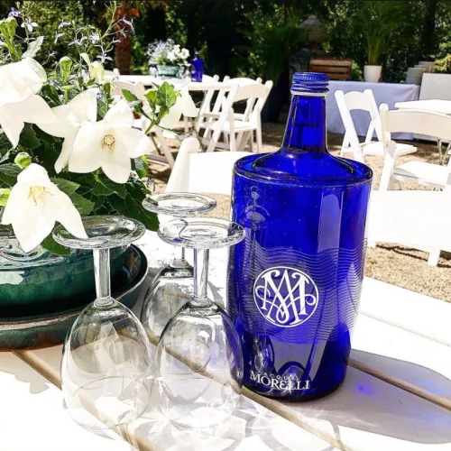 Acqua Morelli forrásvíz 750ml mentes egyedi üveg palackban