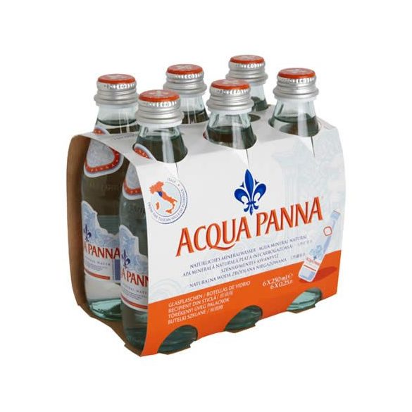 Acqua Panna 0,25l mentes ásványvíz üvegben