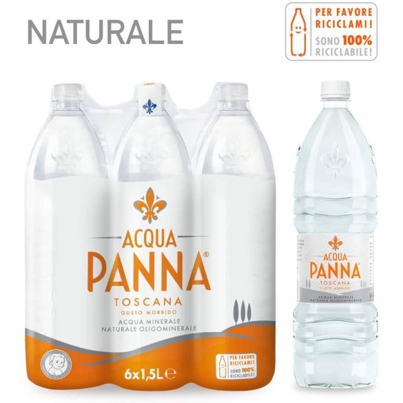 Acqua Panna mineral water 1,5 l still in PET bottle