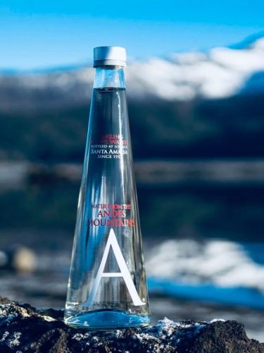 Andes hegyi forrás víz 0,75l szénsavas üveg palackban