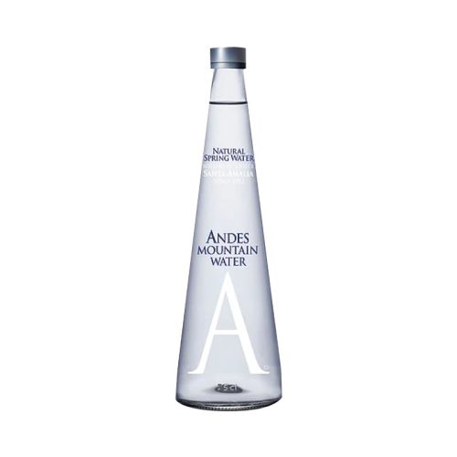 ANDES montain natural spring water 0,75l glas bottle