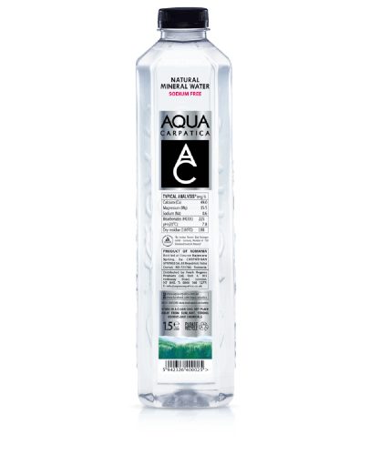 Aqua Carpatica 1,5l still water with PET bottle