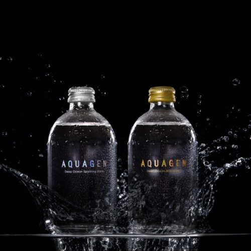 Aquagen (Taiwan) mélytengeri víz 0,33l mentes üveg palackban