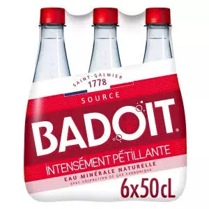 Badoit mineral water 1l sparkling in PET bottle