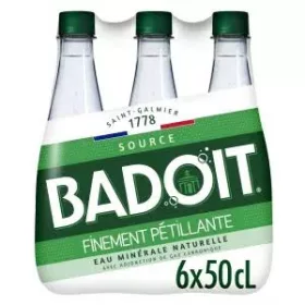Badoit mineral water 1l sparkling in PET bottle
