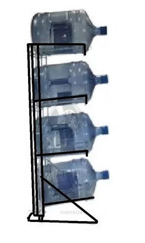 Bottle Rack for 4 bottle black