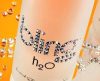 Bling H2O Swarovski still spring water in glass 750ml Silver