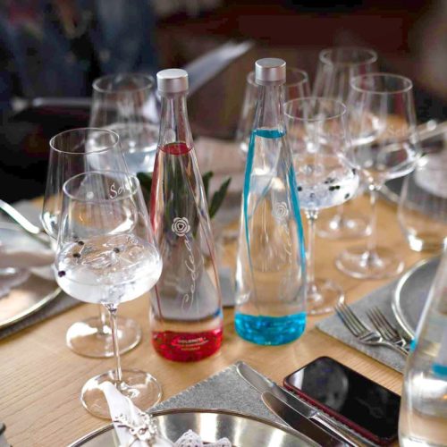 Cedea természetes forrásvíz 375ml mentes egyedi üveg palackban