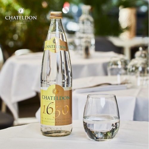 Chateldon 1650 szénsavas ásványvíz 0,75l üveg palackban