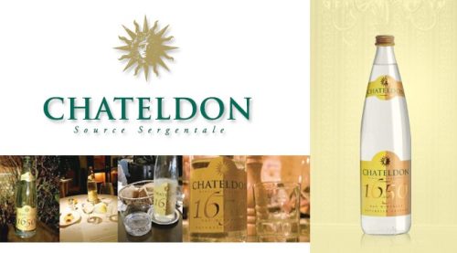 Chateldon 1650 szénsavas ásványvíz 0,75l üveg palackban