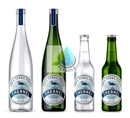 Chernel Aqua Terra Sydan Szénsavas Ásványvíz 0,75l üveges 