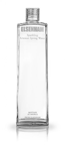 Elsenham ásványvíz 0,75l szénsavas egyedi üveg palackban