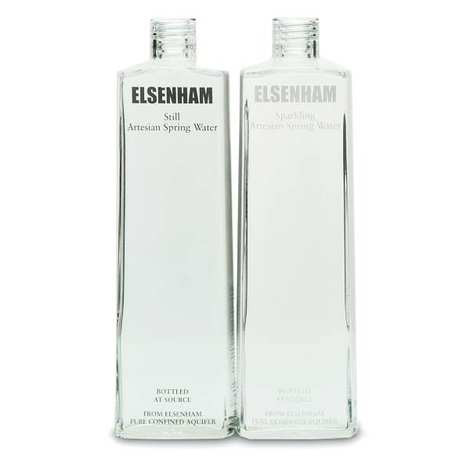 Elsenham ásványvíz 0,75l mentes egyedi üveg palackban
