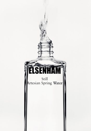 Elsenham ásványvíz 0,75l mentes egyedi üveg palackban