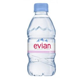   Evian 0,33l mentes ásványvíz PET palackban (visszaváltható, Betéti díjas +50.-Ft )