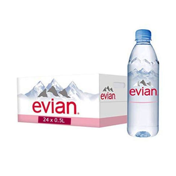 Evian 0,5l mentes ásványvíz PET palackban