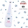 Evian Chiara Ferragni 2017 mentes ásványvíz ÜVEG palackban LIMITED EDITION