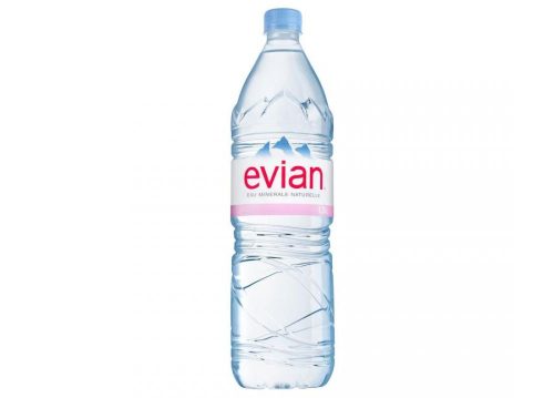 Evian mineral water 1,5l still in PET bottle