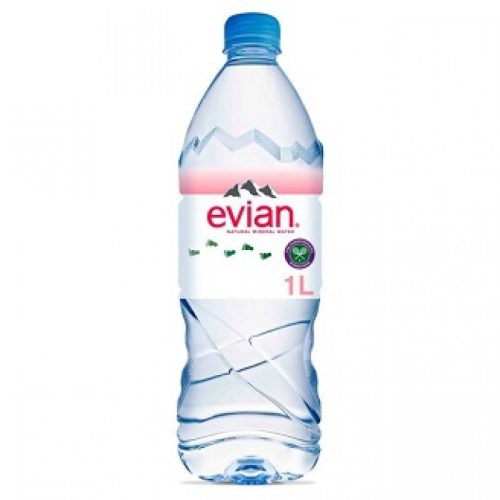 Evian mineral water 1l still in PET bottle