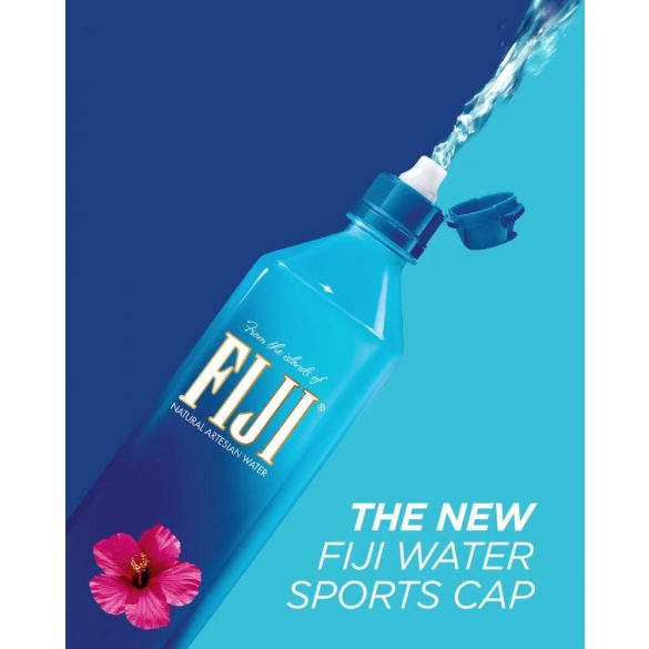 Fiji 0,7l mentes ásványvíz Sportkupakos PET palackban