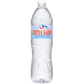 Gorna Bania pH9,4 természetes mentes ásványvíz 1,5l