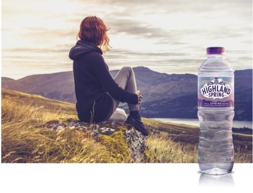 Highland spring water 1,5l mentes forrásvíz PET palackban