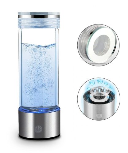 Hydrogen Generator Water Bottle  with SPE/PEM technology and USB charging 350ml