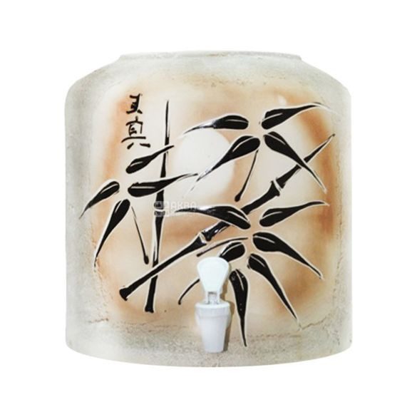 Ceramic Dispenser (Bamboo) HANDMADE