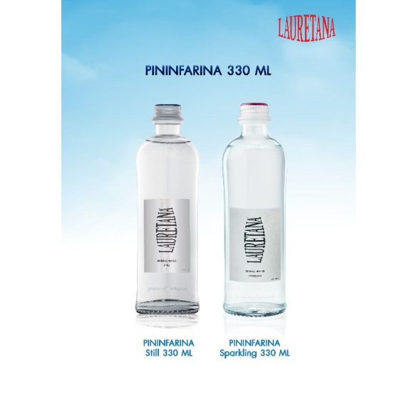 Lauretana 0,33l mentes ásványvíz üveg palackban