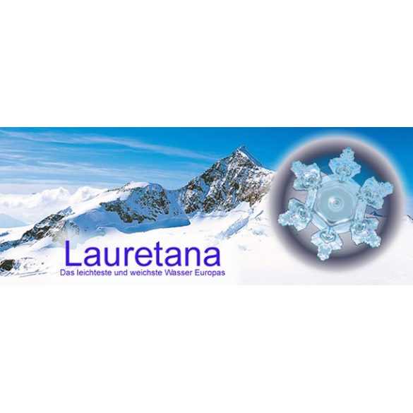 Lauretana 0,75l mentes ásványvíz üveg palackban
