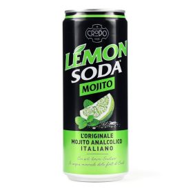   MOJITO LEMON SODA 0,33l szénsavas ízesített ásványvíz SLIM alu dobozban(visszaváltható, Betéti díjas +50.-Ft)