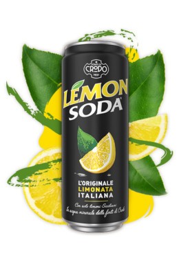 LEMON SODA ZERO 0,33l szénsavas ízesített ásványvíz SLIM alu dobozban (visszaváltható, Betéti díjas +50.-Ft )
