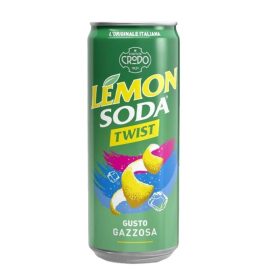   LEMON SODA TWIST ZERO 0,33l szénsavas ízesített ásványvíz SLIM alu dobozban
