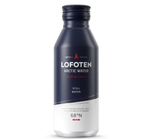 Lofoten N°68 ásványvíz mentes 473ml alumínium palackban