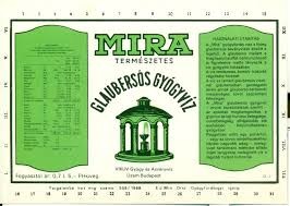 MIRA glaubersós víz 0,7l (visszaváltható, Betéti díjas +50.-Ft)