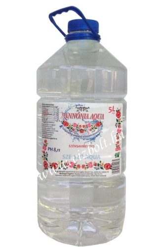 Pannónia Aqua pH8,1 természetes ásványvíz 5l