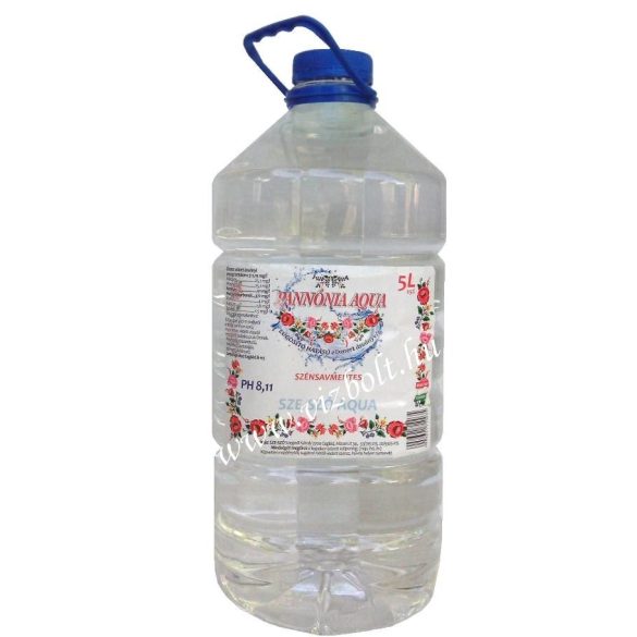 Pannónia Aqua pH8,1 natural mineral water 5l still in PET bottle