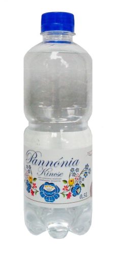 Pannónia Kincse pH7,9 natural mineral water 0,5l sparkling in PET bottle