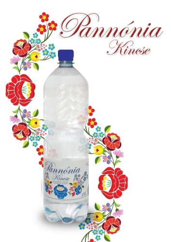 Pannónia Kincse pH7,9 natural mineral water 1,5l sparkling in PET bottle