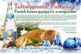 PARÁDI kénes gyógyvíz 0,7l (visszaváltható, Betéti díjas +50.-Ft )