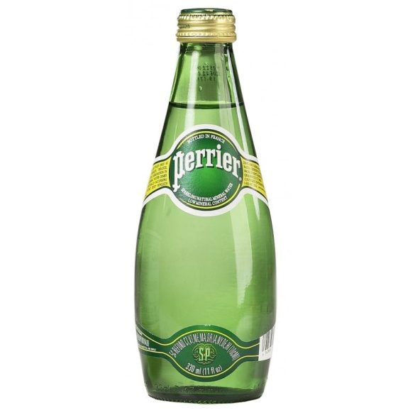 Perrier mineral water 0,33l sparkling in glass