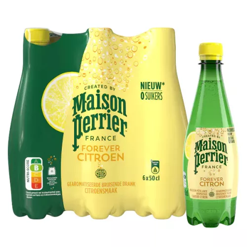 Perrier 0,5l Lemon szénsavas ásványvíz PET palackban