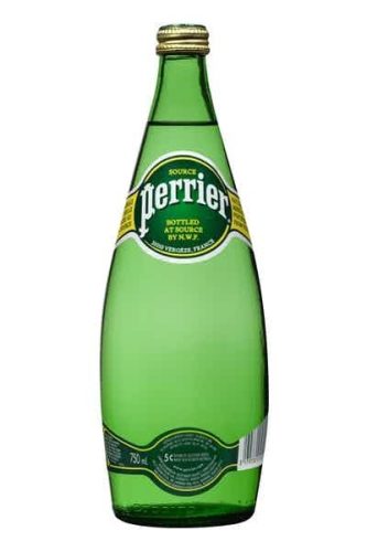 Perrier mineral water 0,75l sparkling in glass