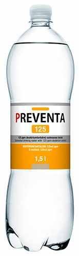 Preventa-125 csökkentett deutériumtartalmú 1,5l mentes víz