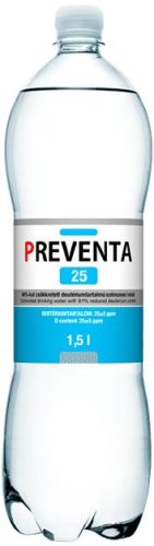 Preventa-25 csökkentett deutériumtartalmú 1,5l szénsavmentes víz