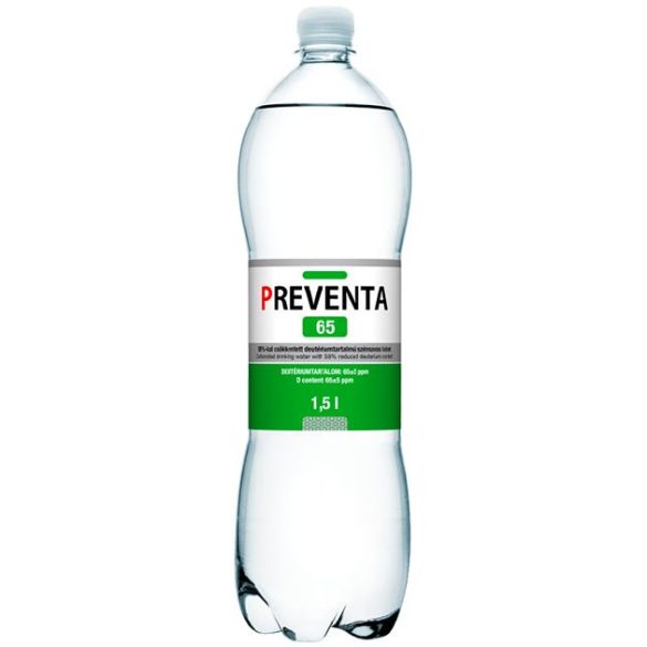 Preventa-65 csökkentett deutériumtartalmú 1,5l mentes víz