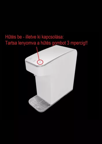 RHW-700 Asztali hálózati vízadagoló Co2