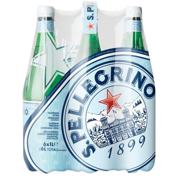 San Pellegrino mineral water 1l sparkling in PET bottle